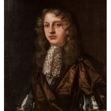 Attr. to Joseph Boxhoorn/Buckshorn (Dutch/English, 1645-1680) Portrait of a Young Nobleman