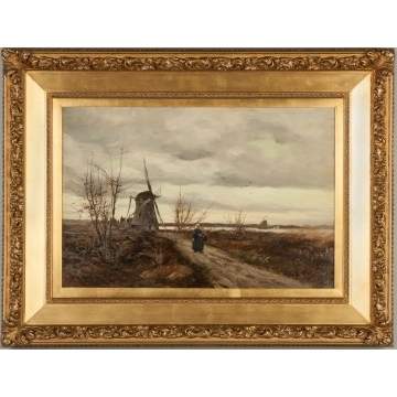 Charles Paul Gruppe (American, 1860-1940) "Leidschendam, Holland"