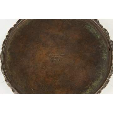 Tiffany Studios Bronze and Turtleback Paperweight