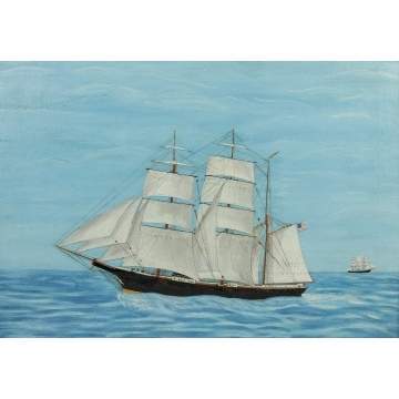 Late 19th cent. American Clipper Ship