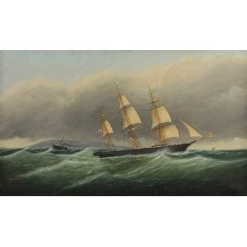Attr. to Clement Drew (American, 1806-1889) American Clipper Ship