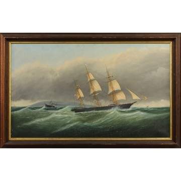 Attr. to Clement Drew (American, 1806-1889) American Clipper Ship