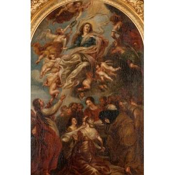 19th Century Painting of the Ascension