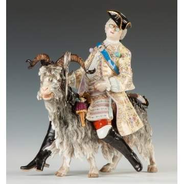 Fine and Rare Meissen Count Bruhl Tailor