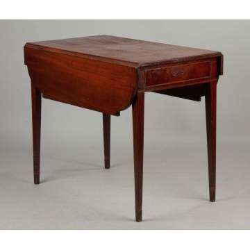 Hepplewhite Inlaid Mahogany Pembroke Table