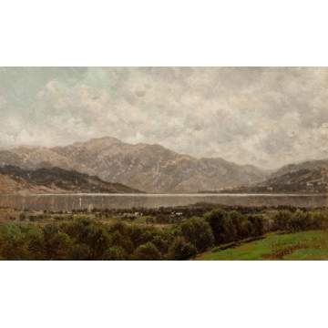 John Bunyon Bristol (American, 1826-1909) "View of Silver Bay, Lake George"