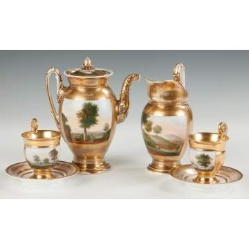 Old Paris Porcelain Tea Set
