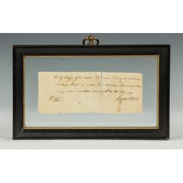 Aaron Burr $200 Bank Note