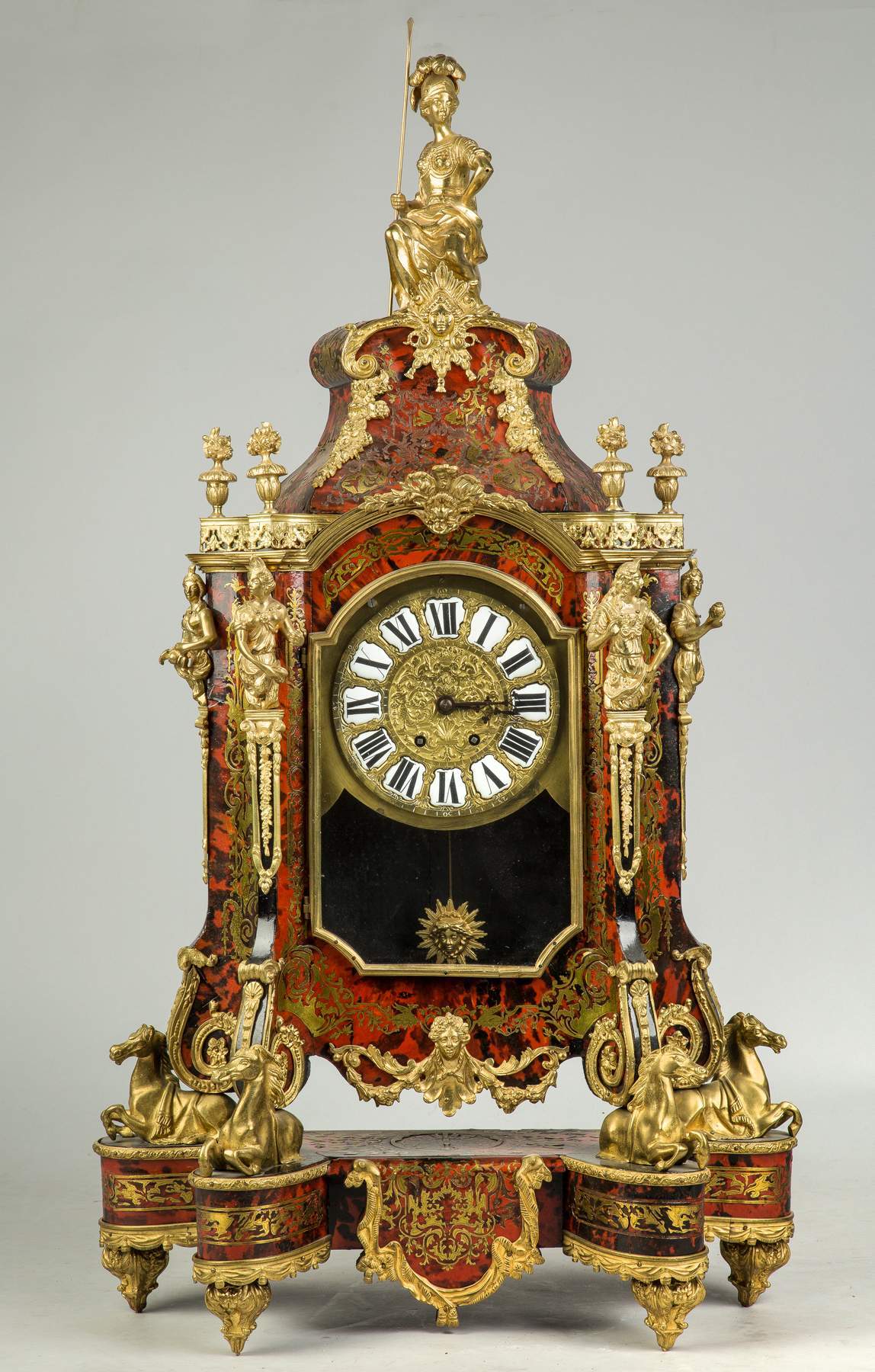 Large Boulle Mantle Clock Cottone Auctions
