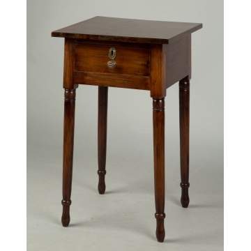 Pennsylvania Sheraton Cherry Splay Leg Table