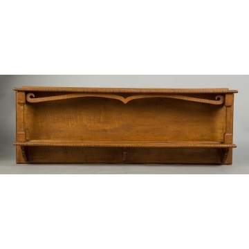 Tiger Maple Wall Shelf