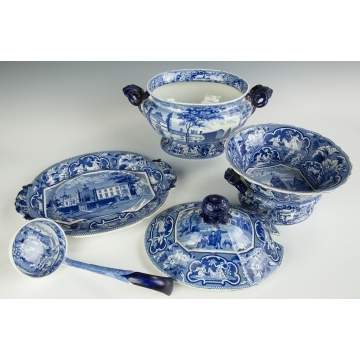 Two Staffordshire Serving Pieces