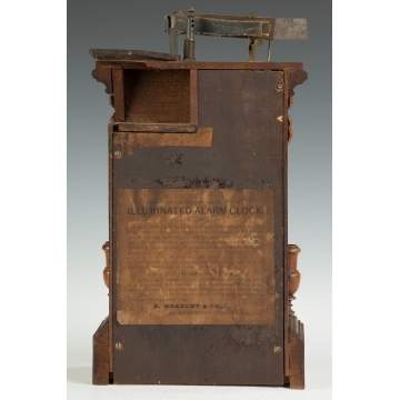 B. Bradley & Co. Illuminated Alarm Clock, Boston, MA