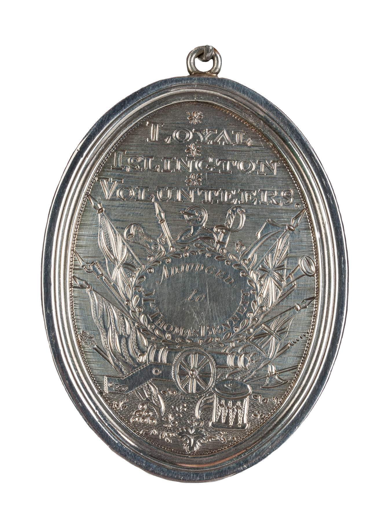 Loyal Islington Volunteers Medal, Adjudged to Mr. Thomas