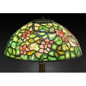 Tiffany Studios New York Apple Blossom Lamp