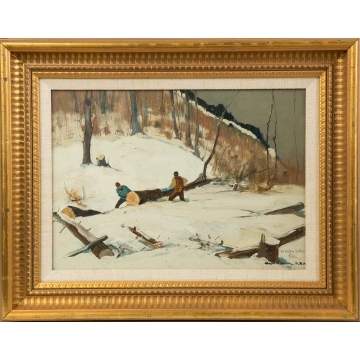 Roy Mason (American, 1886-1972) Logging