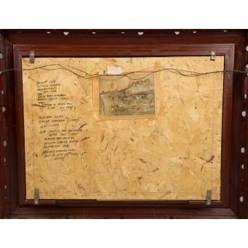 Old Master's School Capriccio Painting