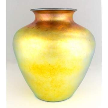 Steuben Gold Aurene Vase