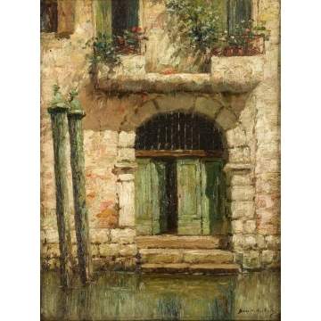 Burr Nichols (American, 1848-1915) "Venetian  Watergate"