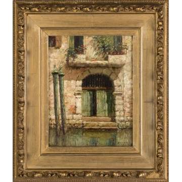 Burr Nichols (American, 1848-1915) "Venetian  Watergate"
