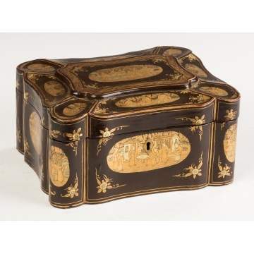 Japanese Lacquered Tea Caddy