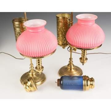 Pair of Manhattan Student Lamps