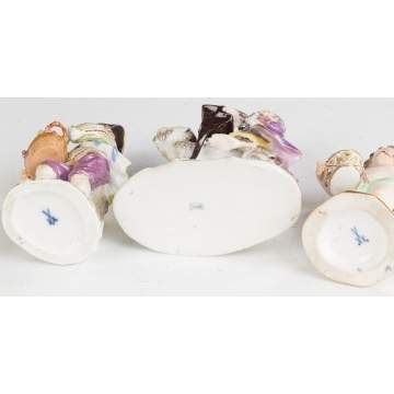 Three Meissen Figures