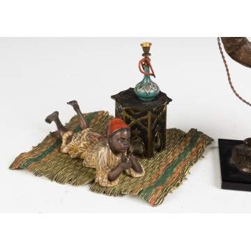 Bergman Bronze and Metal Sculpture 