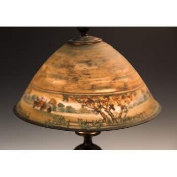 Pairpoint Reverse Painted Table Lamp