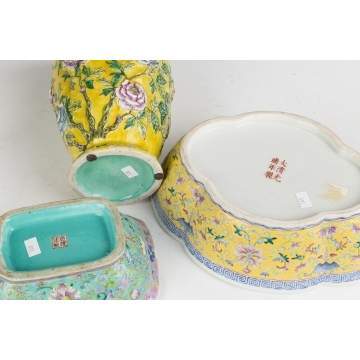 Three Pieces of Chinese Porcelain