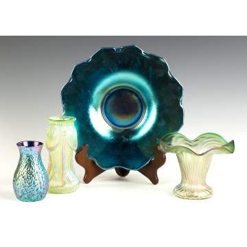 Group of Austrian and Czech Art Glass