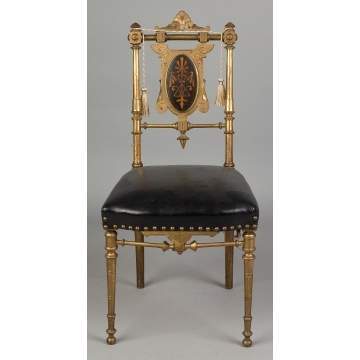 New York Giltwood with Inlay Side Chair