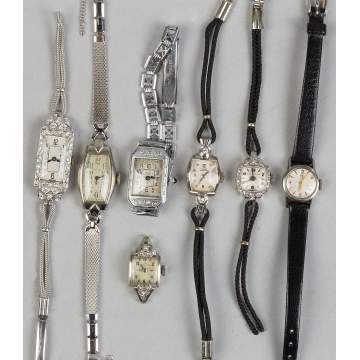 Group Vintage Ladies Wrist Watches