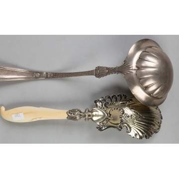 Sterling Silver Soup Ladle, Rare Empress Pattern Designed by George Wilkinson