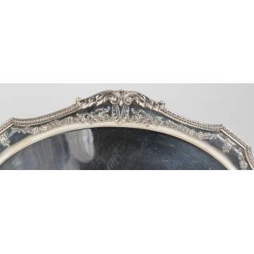 International Cast and Applied Silver Tray
