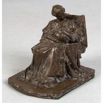 Bessie Potter Vonnoh (American, 1872–1955) Ceramic cast of A Young Mother 