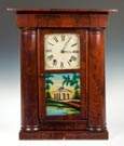 Mark Levenworth Empire Faux Hollow Column Shelf  Clock, Waterbury, CT