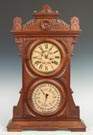 B.B. Lewis Perpetual Calendar Victorian Clock by   Welch Spring & Co., Bristol, CT