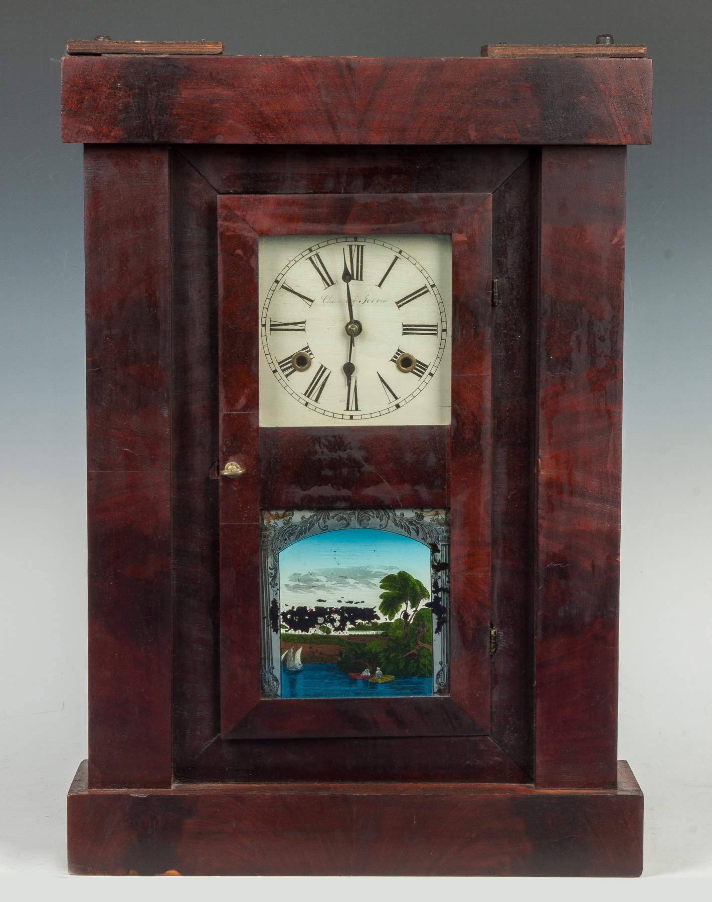 Chauncey Jerome Empire Shelf Clock Cottone Auctions