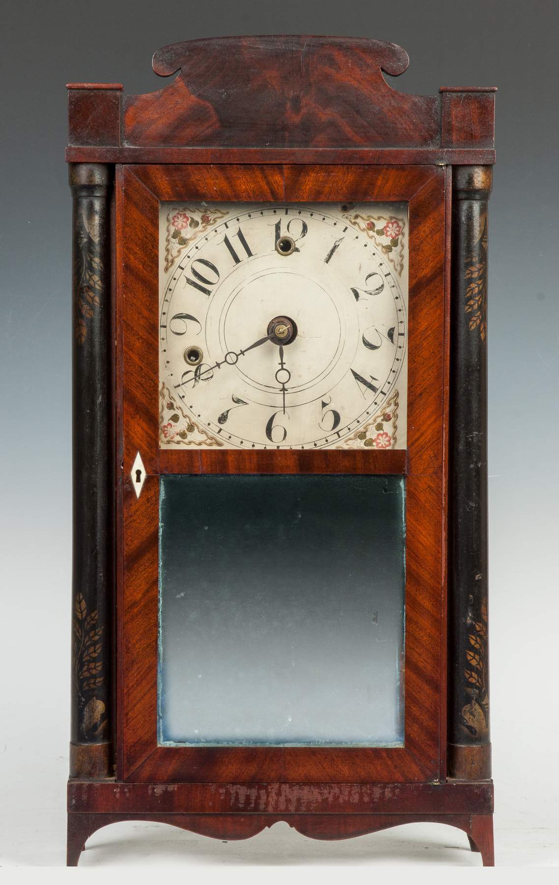 Silas Hoadley Miniature Shelf Clock, Plymouth, CT | Cottone Auctions