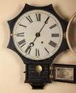 Terry Clock Co. Iron Front Wall Clock with Star Front