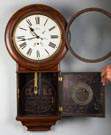 B.B. Lewis Perpetual Calendar Wall Clock, Welch  Spring & Co.  Bristol Ct