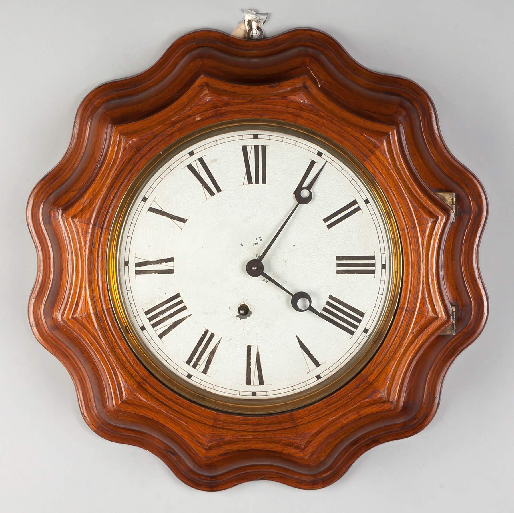 Ingraham Victorian Gallery Clock, Bristol, CT Cottone Auctions