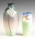 Two Rookwood Vases with Velum Glaze