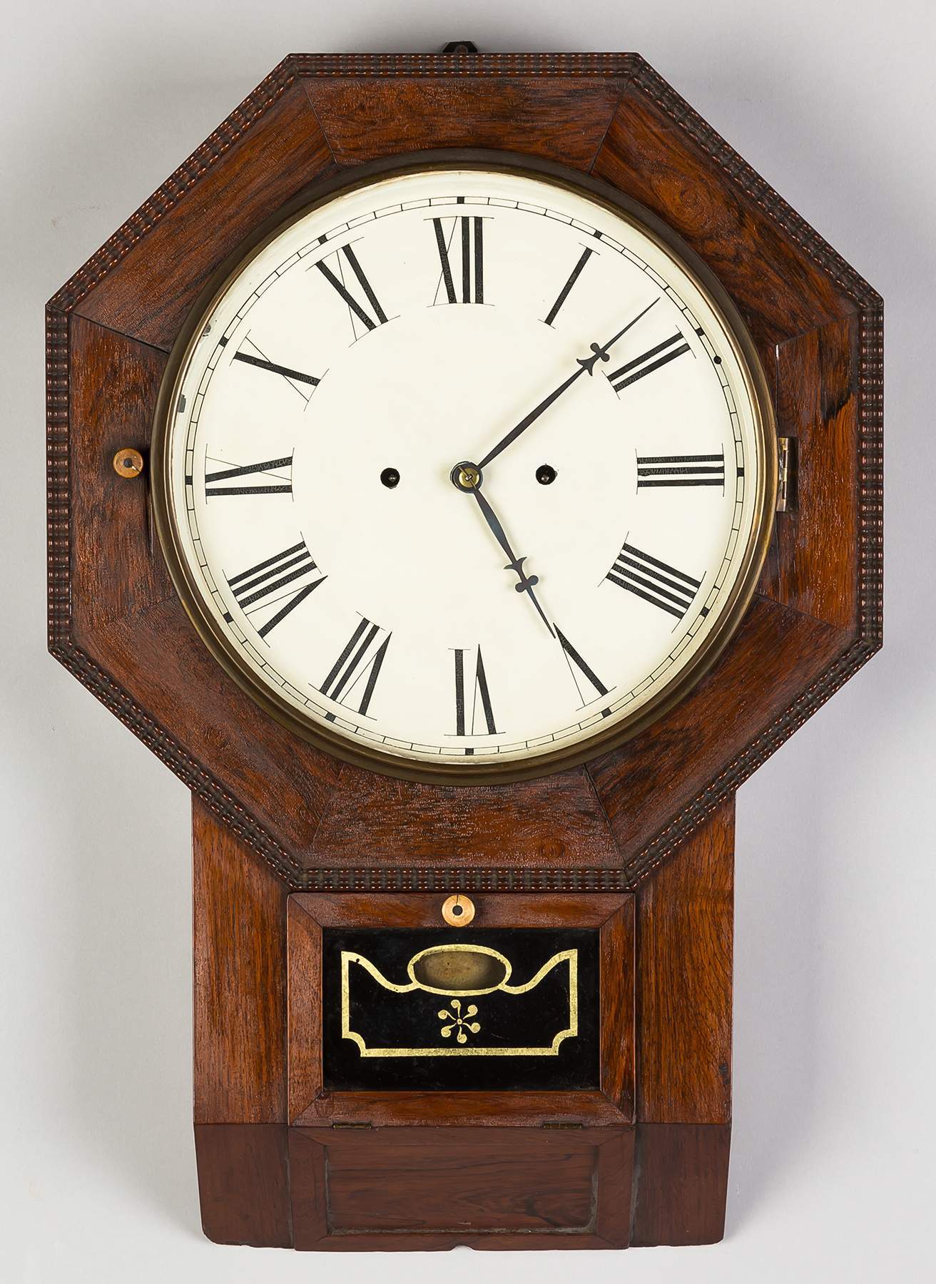 Atkins Clock Co. Wall Clock Cottone Auctions