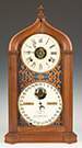 Ithaca Double Dial Calendar Clock