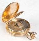 Waltham 14k Gold Open Face Pocket Watch