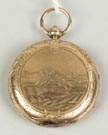 M.J.Tobias 18k Gold Hunters Case Pocket Watch