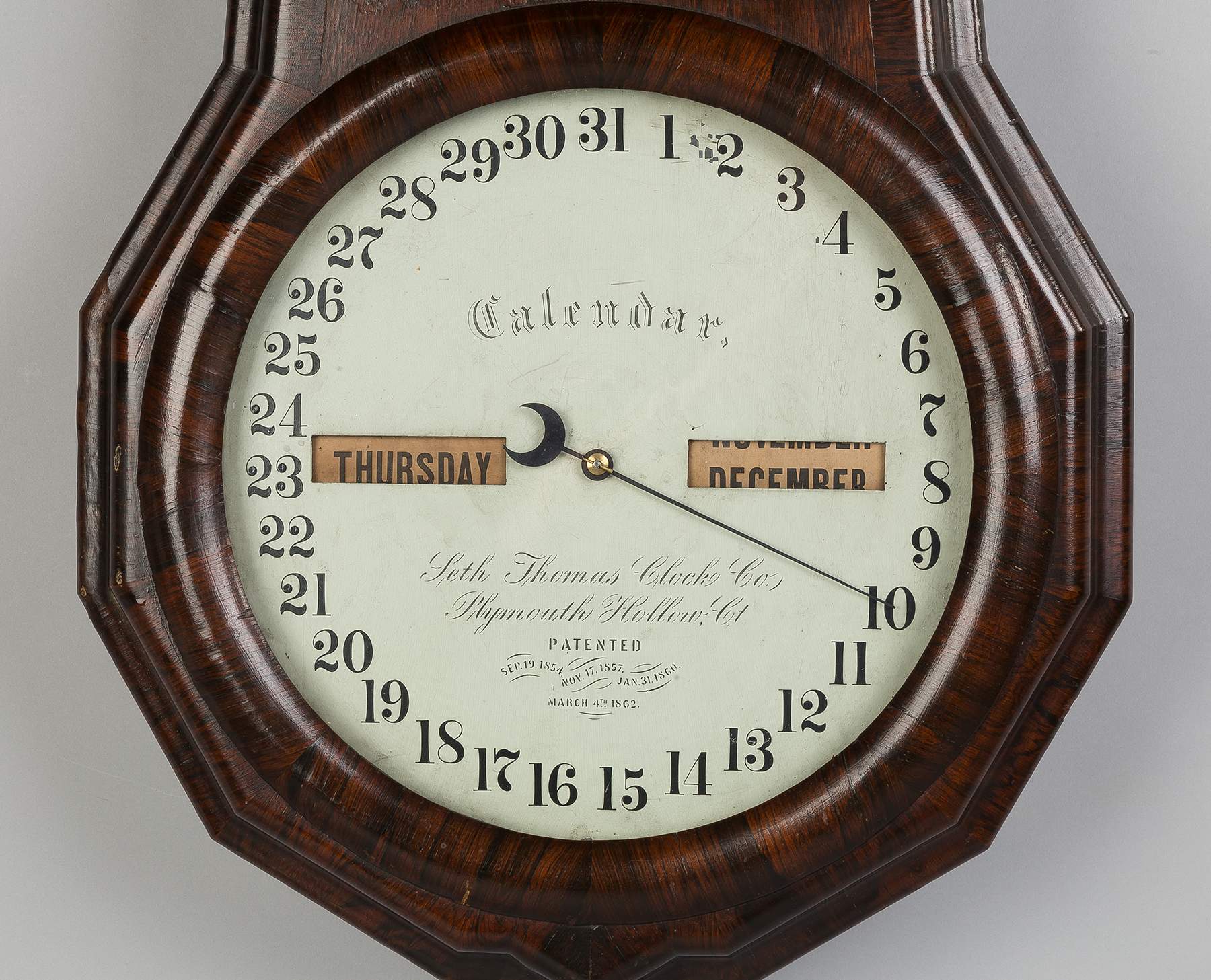 Seth Thomas Office Calendar Clock Cottone Auctions