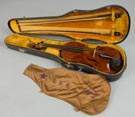 Vintage Violin with Two Bows